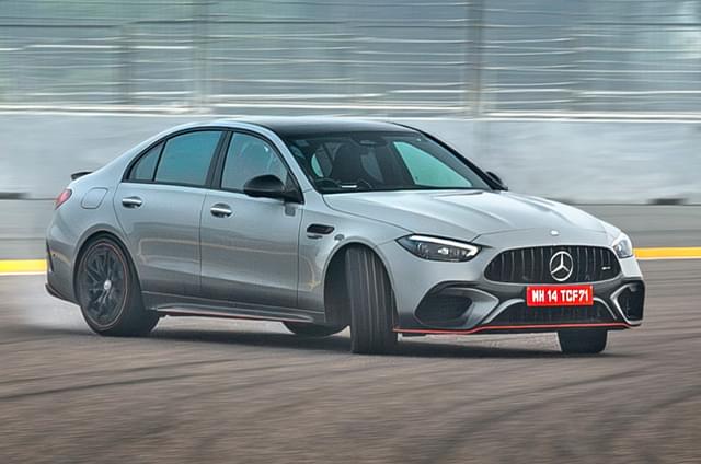Mercedes AMG C 63 S E Performance 4Matic+ track drive: Pl...